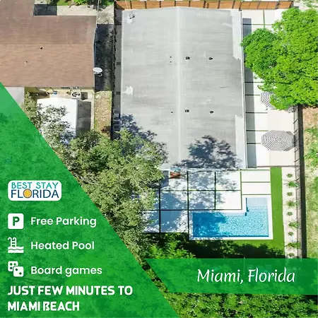 Appartamento Miami Getaway Luxe Pool Garden & Courtyard